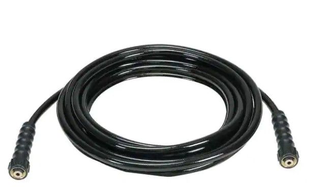 Photo 1 of 5/16 in. x 40 ft Replacement/Extension Hose for Cold Water 3700 PSI Pressure Washers, Includes M22 Adapter
