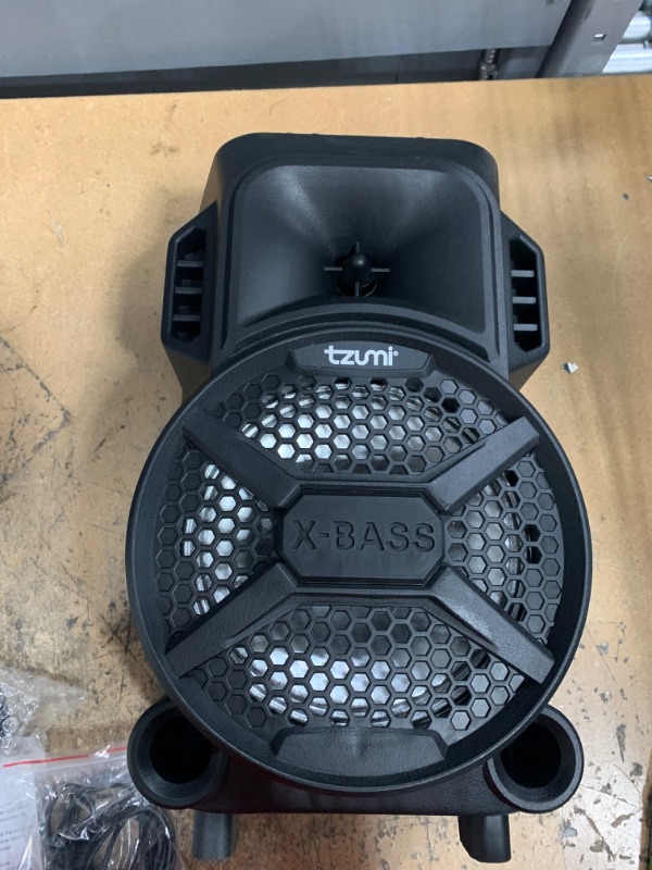 Photo 1 of Mega Bass LED Jobsite Speaker
