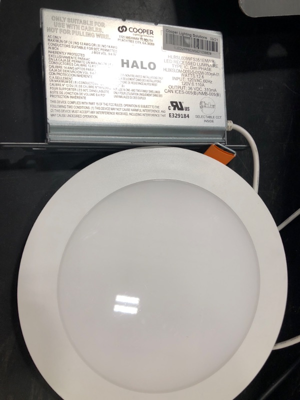 Photo 3 of **MISSING HARDWARE** HLBSL 6 in. Color Selectable New Construction or Remodel Canless Recessed Integrated LED Kit