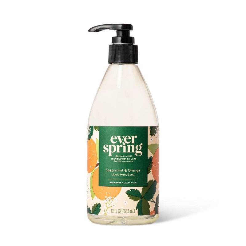 Photo 1 of 11 BOTTLES
Everspring Seasonal Collection Spearmint & Orange Liquid Hand Soap - 12 Fl. Oz.

