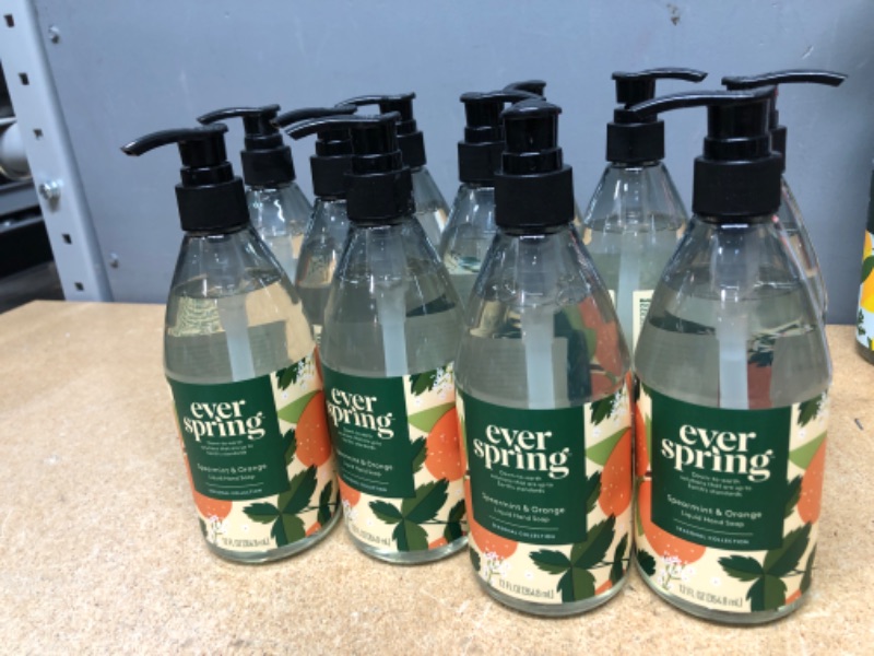 Photo 2 of 11 BOTTLES
Everspring Seasonal Collection Spearmint & Orange Liquid Hand Soap - 12 Fl. Oz.
