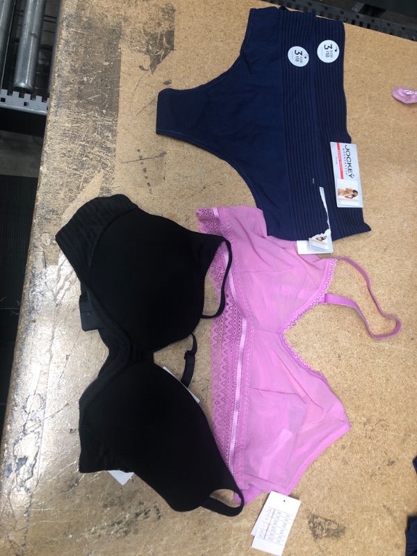 Photo 1 of 4 ITEMS: WOMENS SIZE LARGE UNDERWEAR AND BRAS