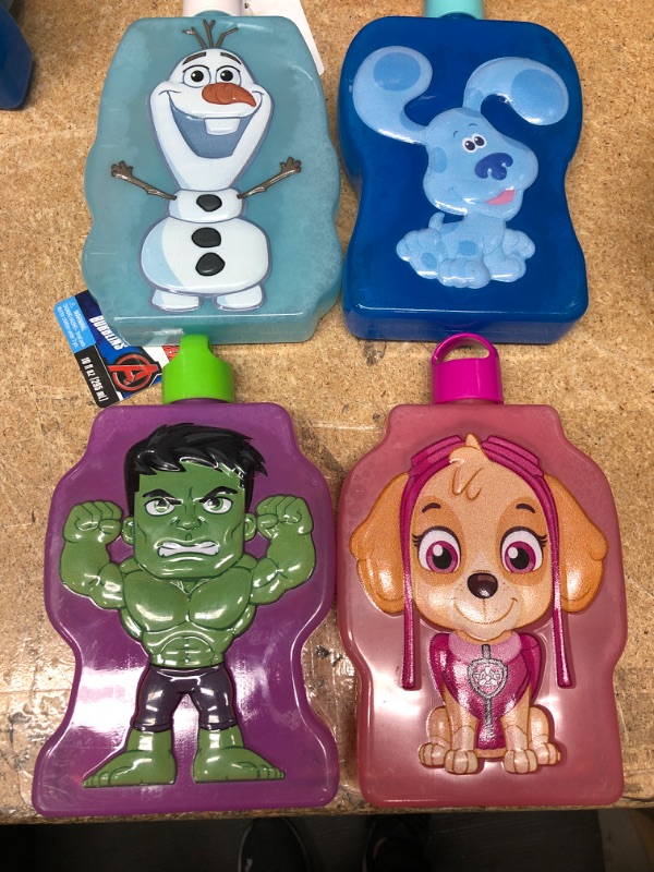 Photo 2 of 4 BOTTLES, ASSORTED CHARACTERS: OLAF, BLUES CLUES, HULK, AND PAW PATROL.
Little Kids Bubble Bottle 10 OZ