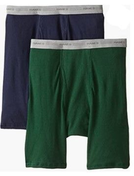 Photo 1 of 2 PACK** Kids' Sweatpants - art class™( Medium 7/8)  + Hanes Men's 2-Pack Long Leg Boxer Briefs