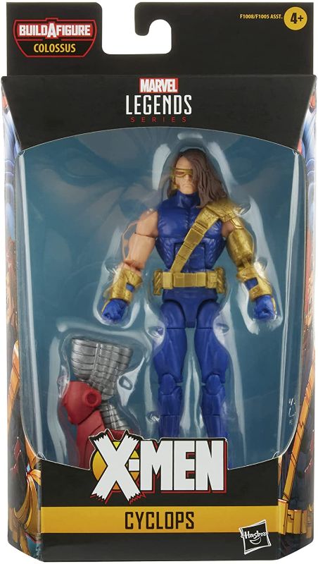 Photo 1 of Hasbro Marvel Legends Series 6-inch Scale Action Figure Toy Marvel’s Cyclops, Premium Design, 1 Figure, and 1 Build-A-Figure Part