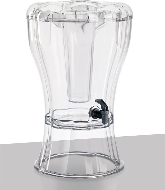 Photo 1 of Buddeez Unbreakable 3-1/2-Gallon Beverage Dispenser with Removable Ice-Cone
(ITEM IS DIRTY)