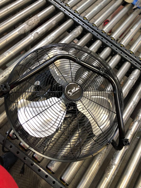 Photo 2 of Simple Deluxe, Commercial, Residential, and Greenhouse Use 18 Inch 3-Speed High Velocity Heavy Duty Metal Industrial Floor Fans, Black
