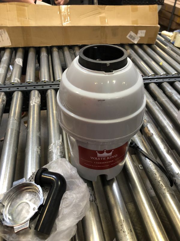 Photo 1 of Waste King Legend Series 1 HP Continuous Feed Garbage Disposal with Power Cord - (L-8000)
