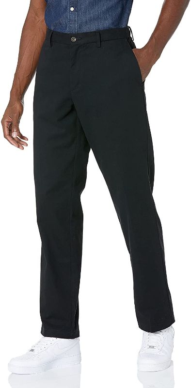 Photo 1 of Amazon Essentials Men's Classic-Fit Wrinkle-Resistant Flat-Front Chino Pant
