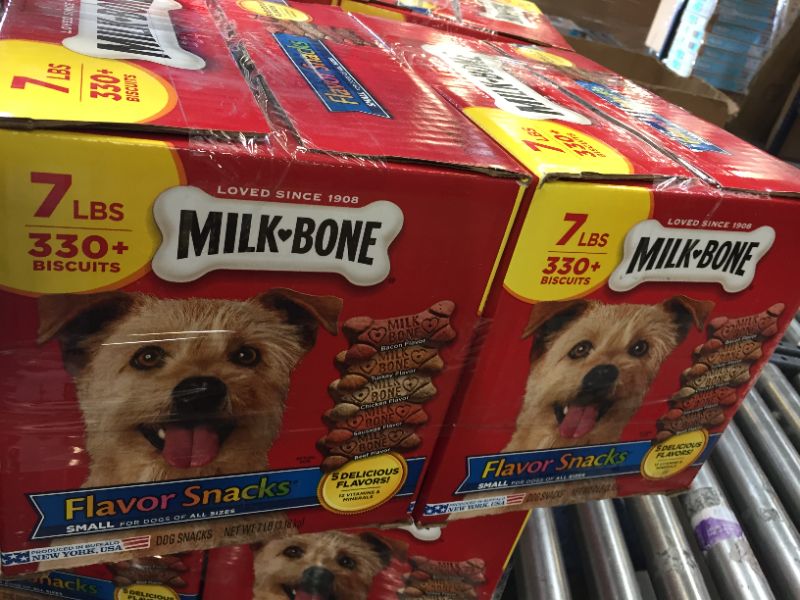 Photo 1 of 2 PACK; Milk-Bone Flavor Snacks Dog Biscuits BEST BY 05/08/22
