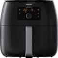 Photo 1 of Philips - Premium Airfryer XXL, Fat Removal Technology, 3lb/7qt capacity, Digital- Black - Black
