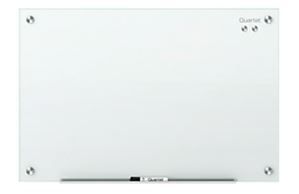 Photo 1 of Quartet® - Glass Board - Infinity Magnetic White Glass Marker Board, - Infinity Magnetic White Glass Marker Board - Glass - 96in. x 48in. - White
