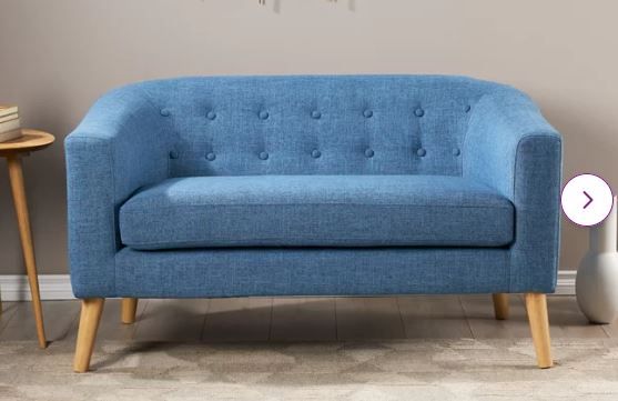 Photo 1 of Decato 51.5'' Tuxedo Arm Loveseat (no legs)
