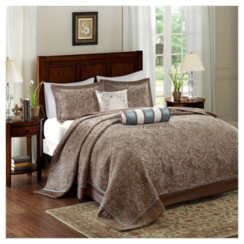 Photo 1 of 5pc Charlotte Jacquard Bedspread Set