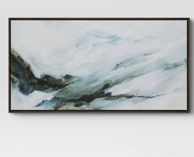 Photo 1 of 47" x 24" Abstract Mountain Framed Canvas - Project 62™

