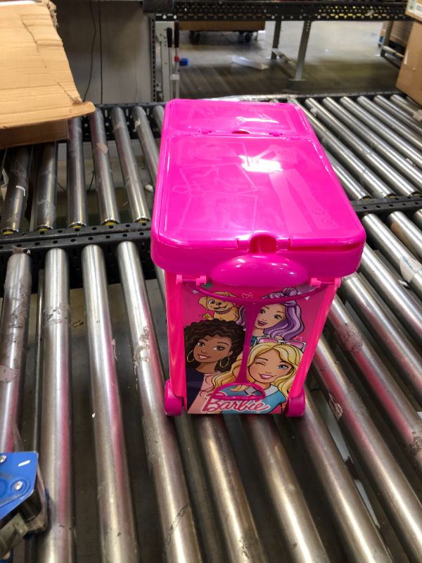 Photo 1 of Tara Toys Barbie 8-Doll Multi-Compartment Fashion Wardrobe Storage Case with New and Improved Latch
