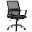 Photo 1 of Home Office Chair Ergonomic Desk Chair Swivel Rolling Computer Chair Executive Lumbar Support Task Mesh Chair Adjustable Stool for Women Men (Black)
