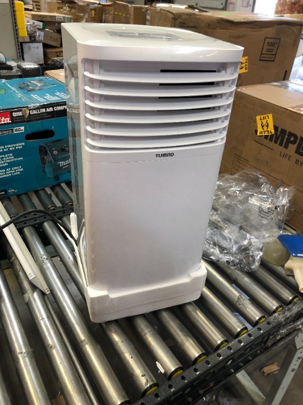 Photo 2 of TURBRO Greenland 8,000 BTU Portable Air Conditioner, Dehumidifier and Fan, 3-in-1 Floor AC Unit for Rooms up to 300 Sq Ft, Sleep Mode, Timer, Remote Included (5,000 BTU SACC)
