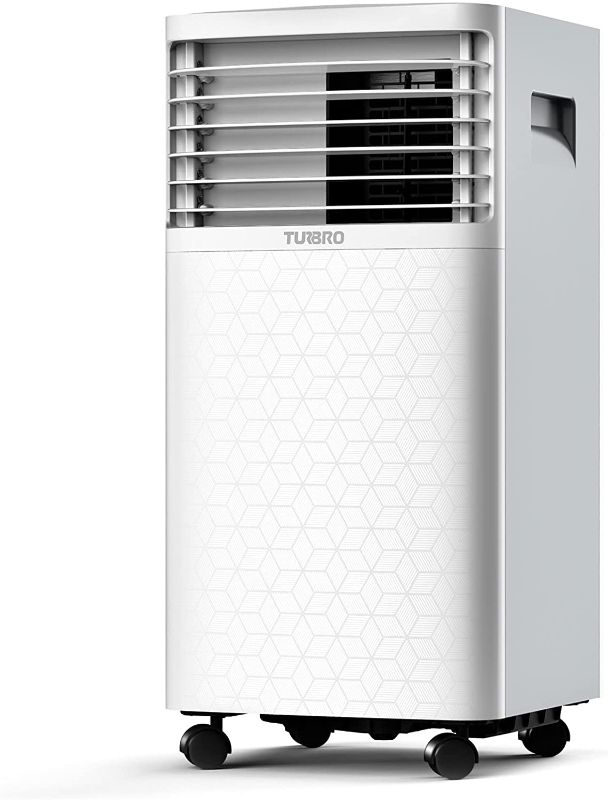 Photo 1 of TURBRO Greenland 8,000 BTU Portable Air Conditioner, Dehumidifier and Fan, 3-in-1 Floor AC Unit for Rooms up to 300 Sq Ft, Sleep Mode, Timer, Remote Included (5,000 BTU SACC)
