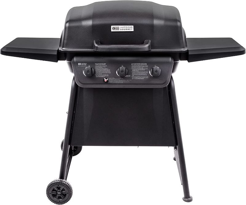 Photo 1 of American Gourmet 463773717 Char-Broil Classic 360 3-Burner Liquid Propane Gas Grill, Black
