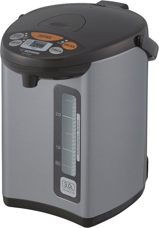 Photo 1 of Zojirushi CD-WCC30 Micom Water Boiler & Warmer, Silver
