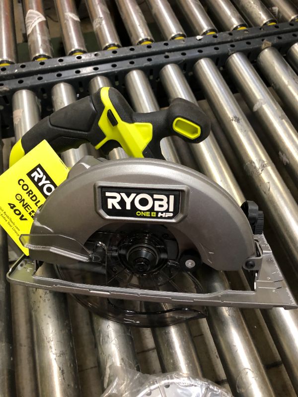 Photo 2 of RYOBI ONE+ HP 18V Brushless Cordless 7-1/4 in. Circular Saw (Tool Only) PBLCS300B
