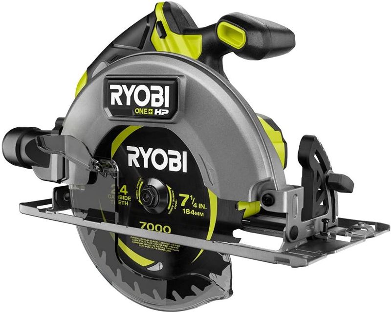 Photo 1 of RYOBI ONE+ HP 18V Brushless Cordless 7-1/4 in. Circular Saw (Tool Only) PBLCS300B
