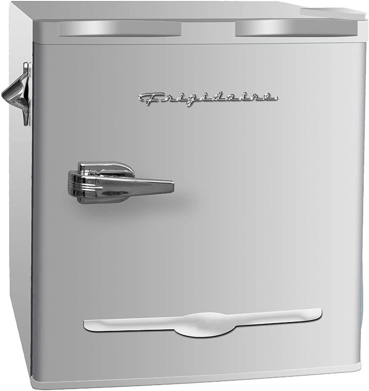 Photo 1 of Frigidaire EFR176-MOONBM 1.6 cu ft Moonbeam Retro Fridge with Side Bottle Opener. for The Office, Dorm Room or Cabin
