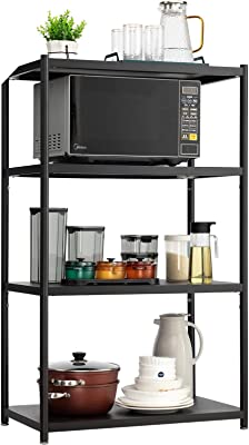 Photo 1 of ALIMORDEN 27.5 Inch 4 Tire Storage Shelf Metal Wire Shelving Rack Black Utility Rack Standing Corner Storage Cabinet
