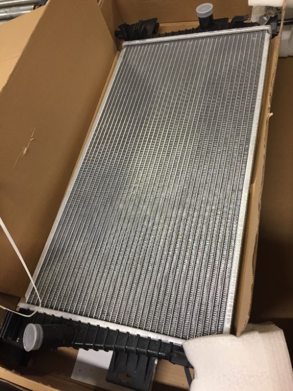 Photo 1 of 27 x 14 inch radiator ---minor bent fins 