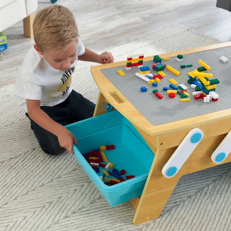 Photo 1 of KidKraft - BUILDING BRICKS PLAY N STORE TABLE