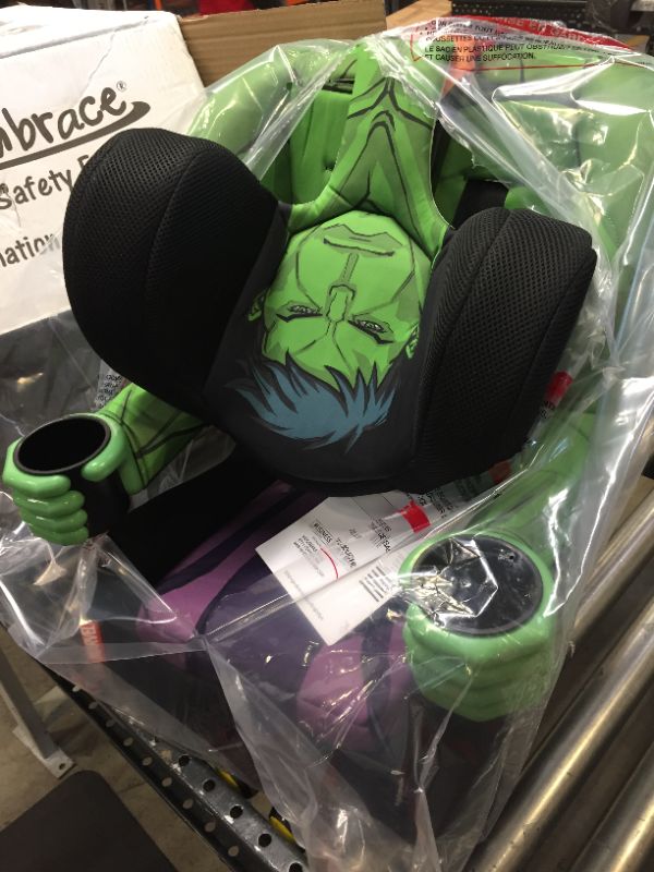 Photo 2 of KidsEmbrace Marvel Avengers Incredible Hulk Combination Harness Booster Car Seat