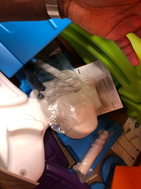 Photo 1 of step2 unicorn up & down roller coaster --- missing red portion of slide part and others