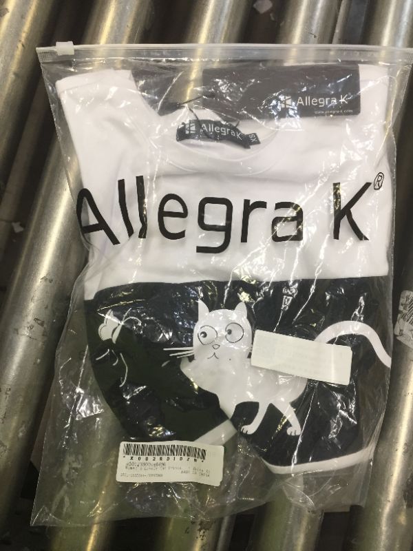 Photo 1 of Allegra K Women's Short Sleeve Crew Neck Cartoon Cat Pet Print T-shirt
XL