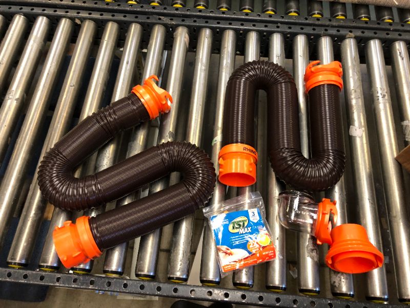 Photo 2 of Camco 39742 RhinoFLEX 20' RV Sewer Hose Kit with Swivel Fitting