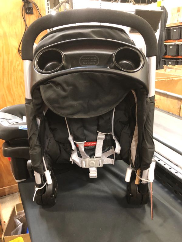 Photo 5 of Graco FastAction Fold Sport Click Connect Travel System with SnugRide Infant Car Seat - Gotham