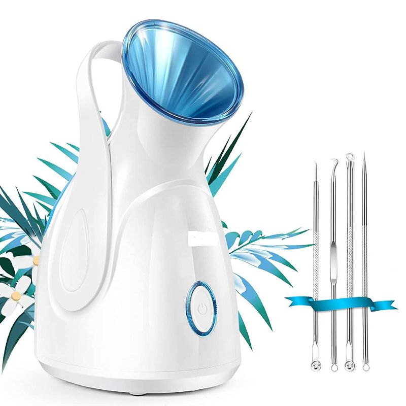 Photo 1 of ActivePur Nano Facial Steamer for Steam Inhaler-Rejuvenate skin, Warm Mist Humidifier Pro Facial Steamer Sauna Spa Sinuses. FREE BONUS: 4 Pcs Stainless Steel Blackhead Set for Acne remover.