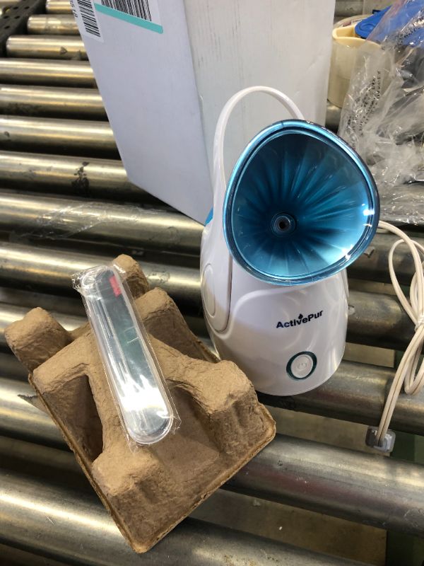 Photo 1 of ActivePur Nano Facial Steamer for Steam Inhaler-Rejuvenate skin, Warm Mist Humidifier Pro Facial Steamer Sauna Spa Sinuses. FREE BONUS: 4 Pcs Stainless Steel Blackhead Set for Acne remover.