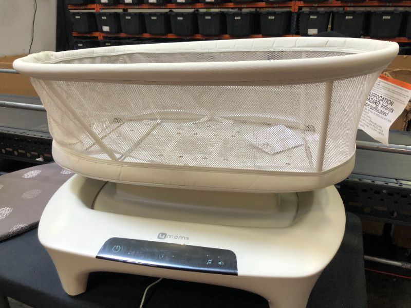 Photo 2 of 4moms mamaRoo Sleep Bassinet, Bluetooth Baby Bassinets and Furniture with 5 Unique Motions, 4 Built-in White Noise Options, Birch
