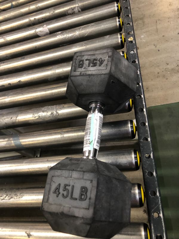 Photo 2 of 45LB HEX DUMBELL