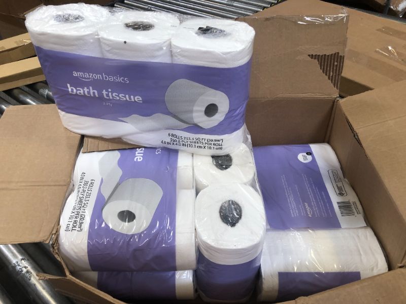 Photo 1 of 2 ply-amazon basics bath tissue 30 pack.