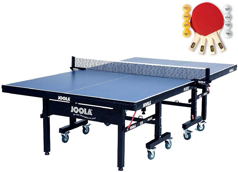 Photo 1 of JOOLA Inside Table Tennis Table with Net Set - Features 10-Min Assembly, Playback Mode, Compact Storage