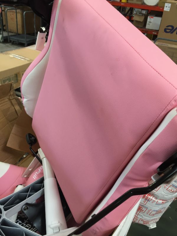 Photo 1 of Pink gaming chair