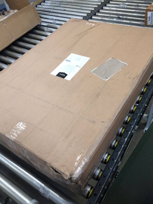 Photo 2 of Amazon Basics Foldable, 18" Black Metal Platform Bed Frame Storage Full Size
