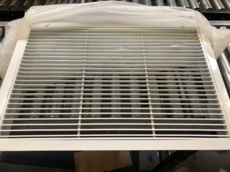 Photo 2 of 30" X 20" Aluminum Return Filter Grille - Easy Airflow - Linear Bar Grilles [Outer Dimensions: 31.75w X 21.75h] 30 x 20