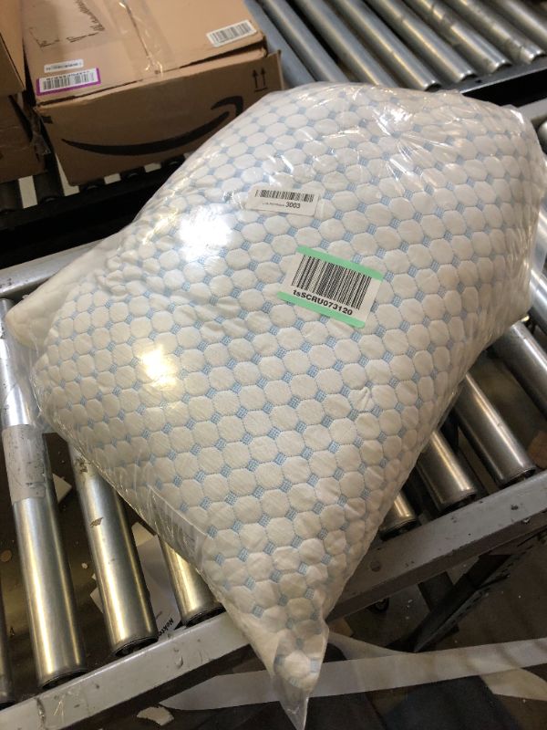 Photo 1 of 2 Pcs; Memory Foam Pillows White 24" x 12"
