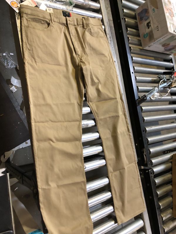 Photo 1 of Dockers Men's Straight Fit Jean Cut All Seasons Tech Pants Big & Tall 40W x 36L New British Khaki