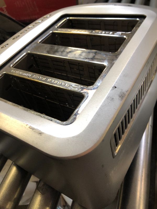 Photo 6 of Breville BTA840XL Die-Cast 4-Slice Smart Toaster, Stainless Steel--------- HEAVY PREVIOUS USE AND SCUFFS 