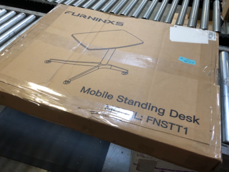 Photo 1 of mobile standing desk white 