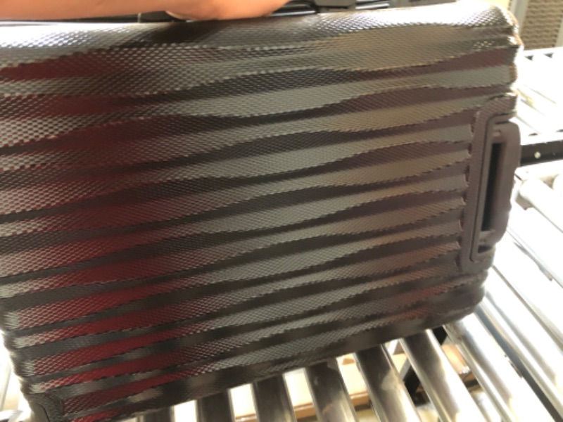 Photo 3 of (zippers are locked)hardside swiss gear black luggage 